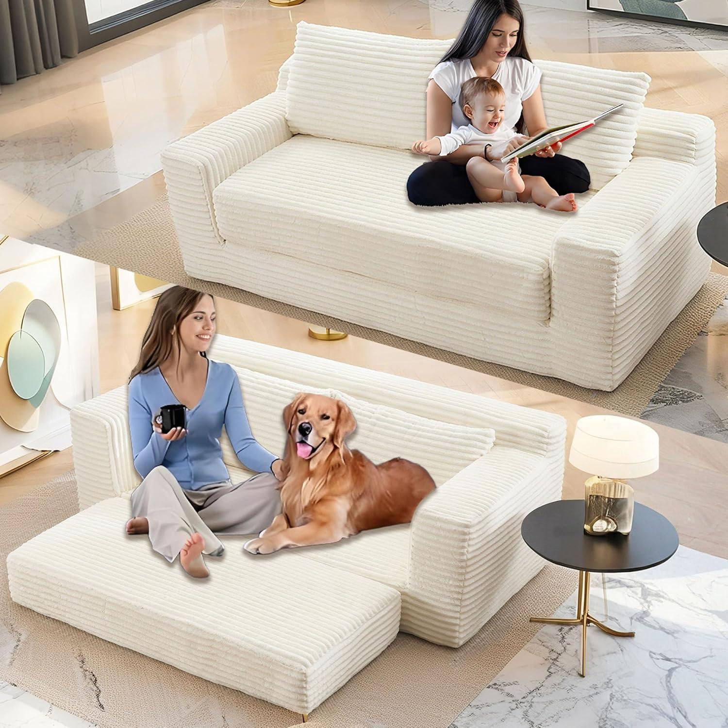 How We Made Space Work with This 2-in-1 Convertible Sofa Bed