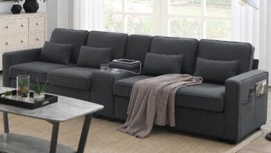 Our Honest Take on the Livavege Linen Sectional with Charging Hub