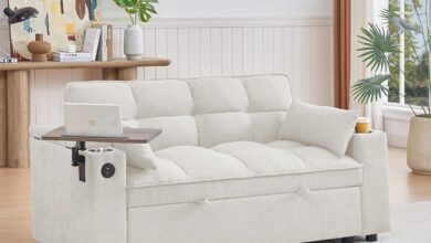 Our Honest Take on the 3-in-1 Eafurn Chenille Sleeper Sofa