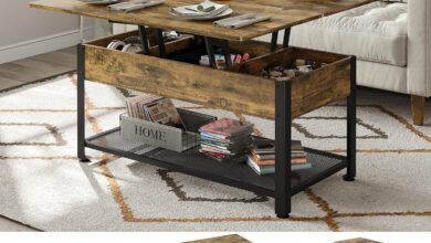 Our Review: The Versatile Rustic Lift Top Coffee Table That Saves Space