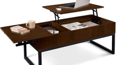 Our Honest Take on the CAPHAUS Lift Top Coffee Table with Storage