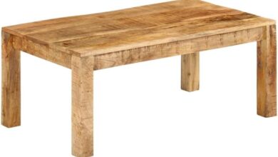 Our Honest Take on the Rustic Solid Mango Wood Coffee Table