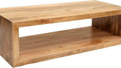 Our Take on The Urban Port Mango Wood Coffee Table’s Style & Function