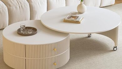 How Our Modern Nesting Tables Transformed Our Living Room Space