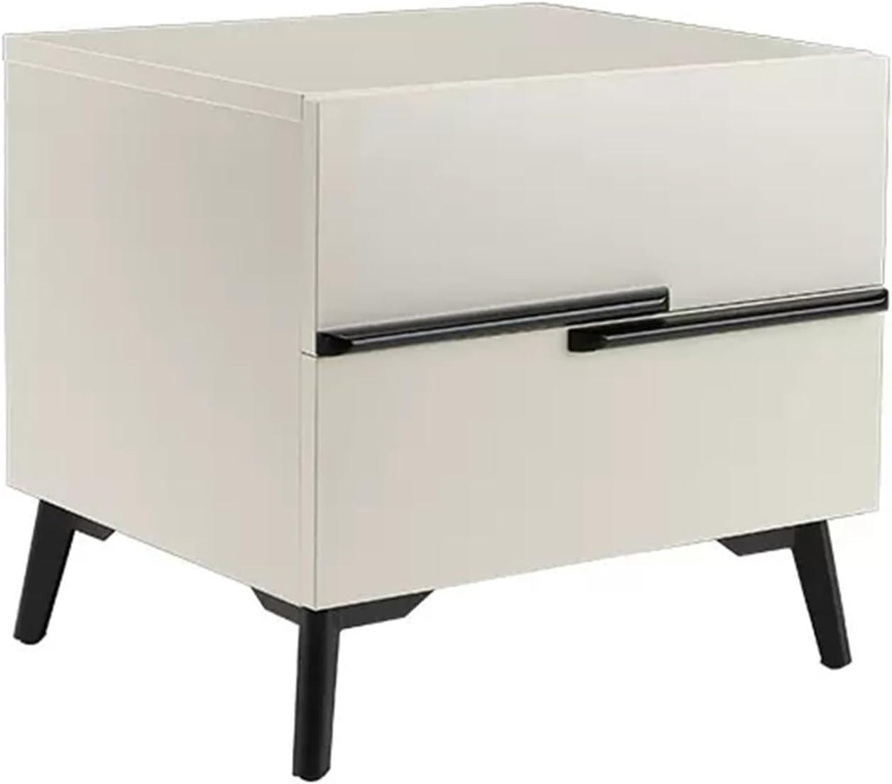 Our Honest Take on the White Staggered Handle Nightstand with Storage
