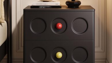 How We Found Style and Space in This Sleek 2-Tier Nightstand