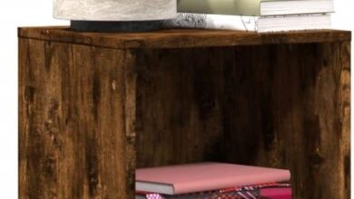 Our Take on the Smoked Oak Bedside Cabinet Set with LED Glow