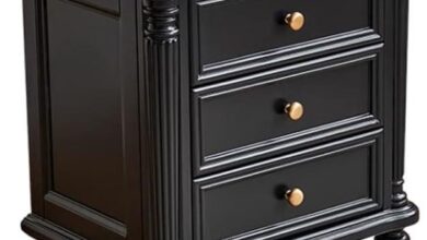 Our Honest Take on the Vintage Solid Wood Nightstand with Drawers