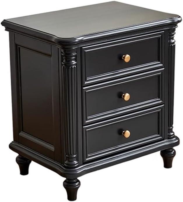 Our Honest Take on the Vintage Solid Wood Nightstand with Drawers