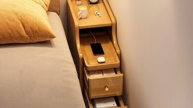 How We Transformed Our Small Space with This Narrow Solid Wood Nightstand