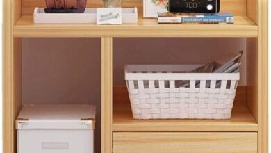 How Our Brown Mid-Century Nightstand Blends Style and Storage