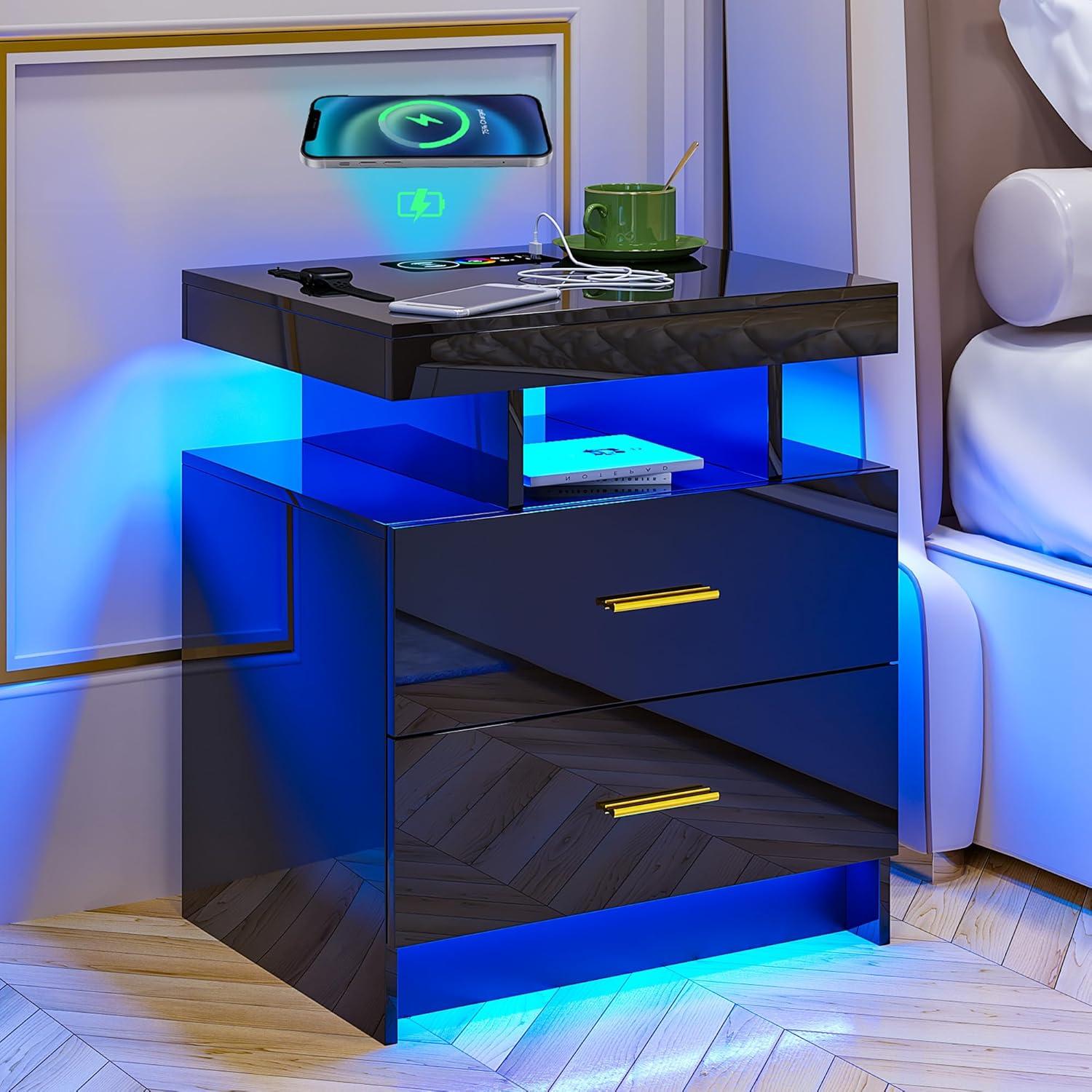 How We Transformed Our Bedroom with HNEBC’s LED Nightstand