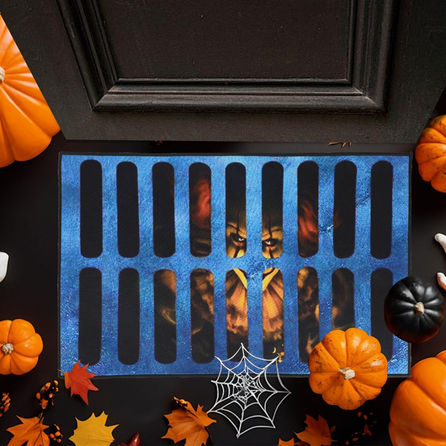Our Take on the 3D Illusion Clown Door Mat: Spooky and Practical