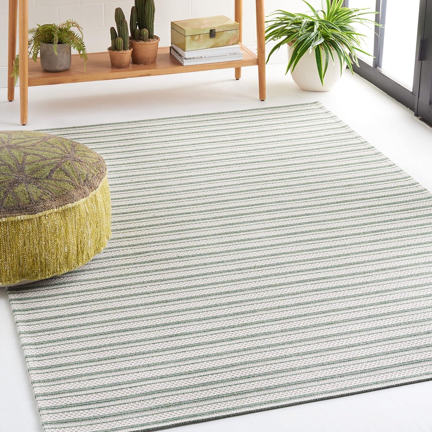 Why We Love the Martha Stewart x SAFAVIEH Green Rug in Our Home