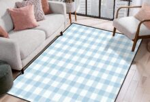 Why We Love Our Blue Gingham Rug: Soft, Stylish, and Durable