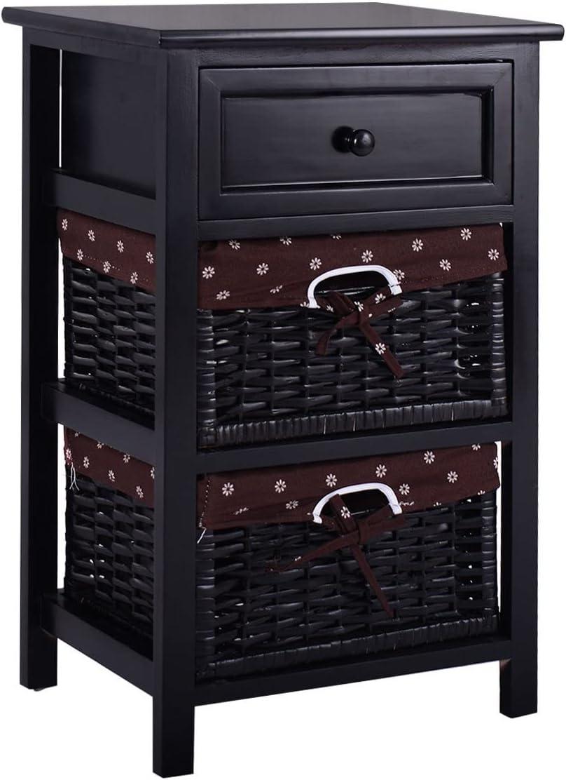 Our Honest Take on the 3-Tier Night Stand ⁤with Drawer ‍& Baskets