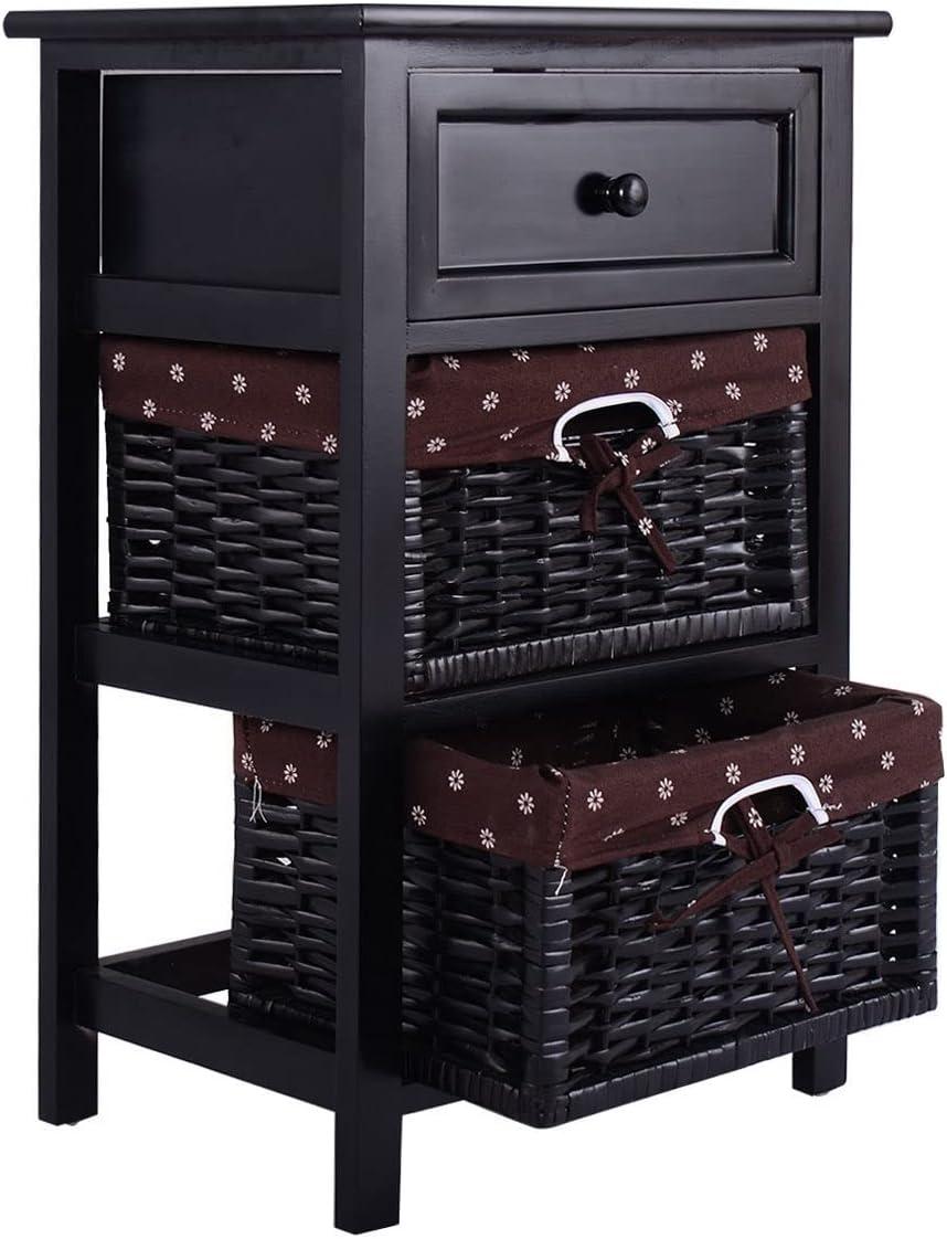 Our Honest Take on the 3-Tier Night Stand with⁤ Drawer & Baskets