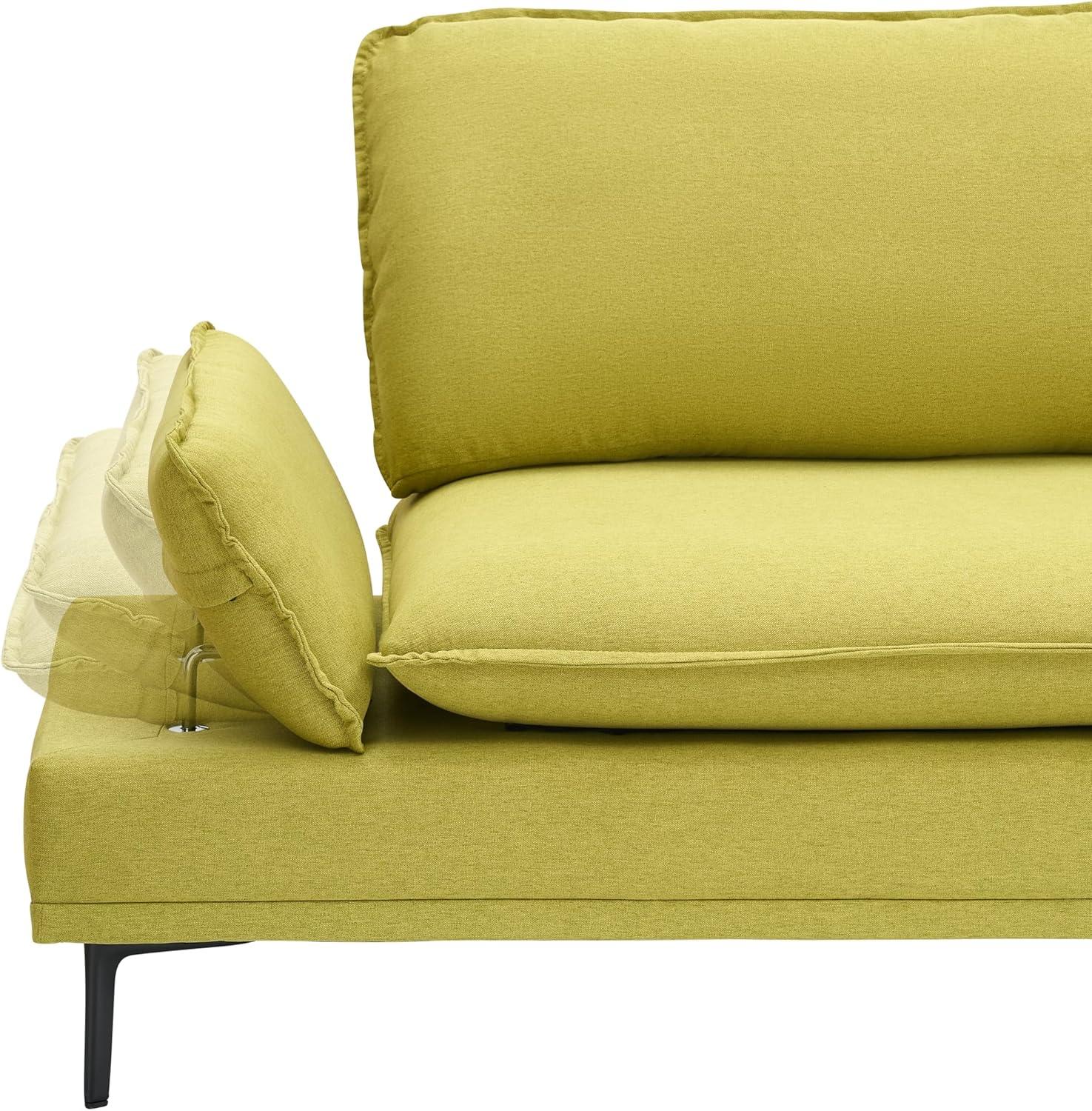 Our Take on the ⁣Elegant Fresh Green Cotton ​& Linen 2-Seater Sofa