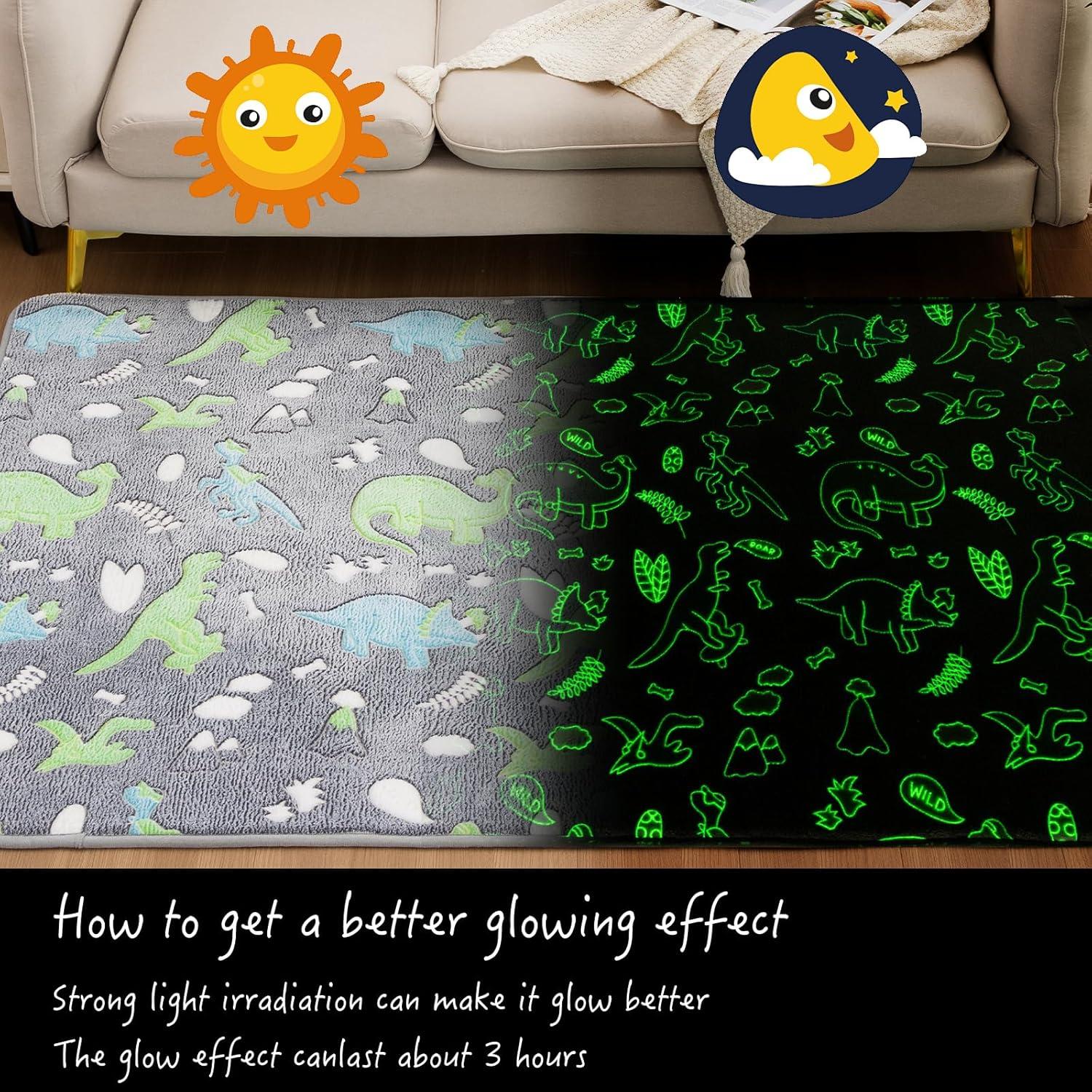 Our ​Honest Take on⁢ the Aimuan Glow ‍Dinosaur Rug for Kids' Rooms