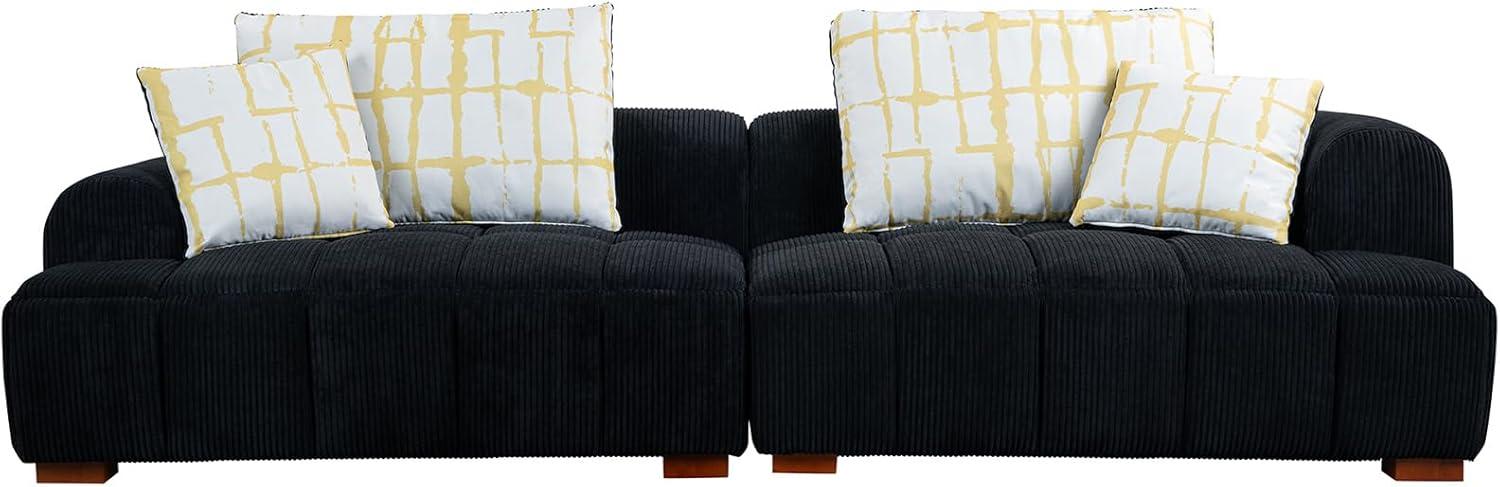 Our Take on the Modern Minimalist‍ Corduroy Sectional Sofa's Comfort