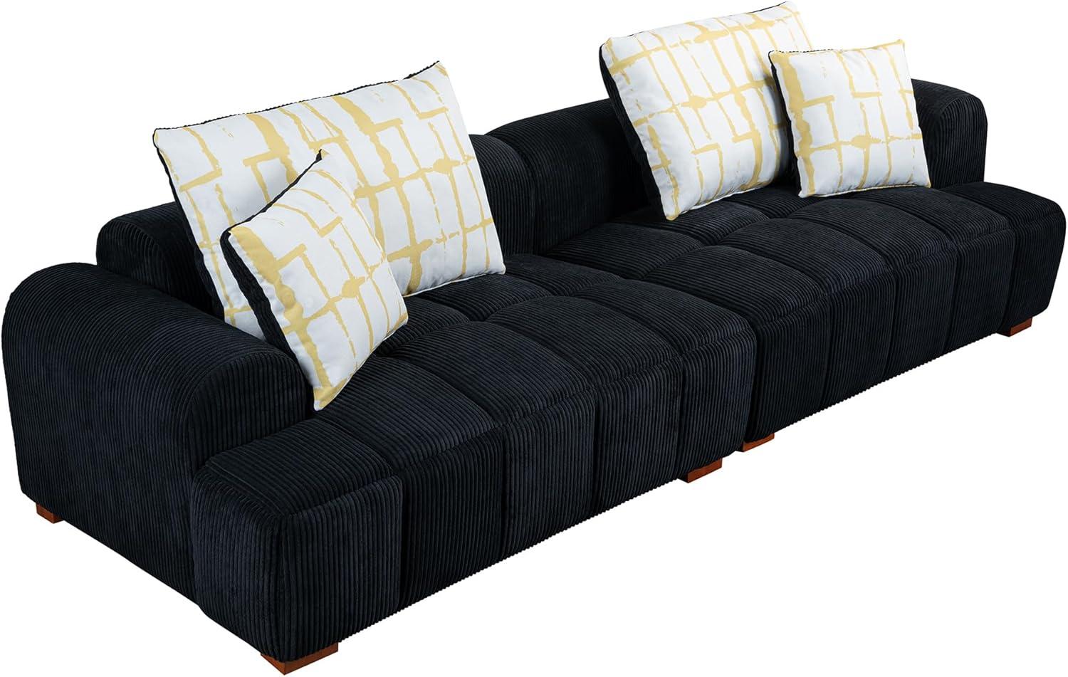 Our ⁢Take on the Modern Minimalist Corduroy Sectional Sofa's Comfort