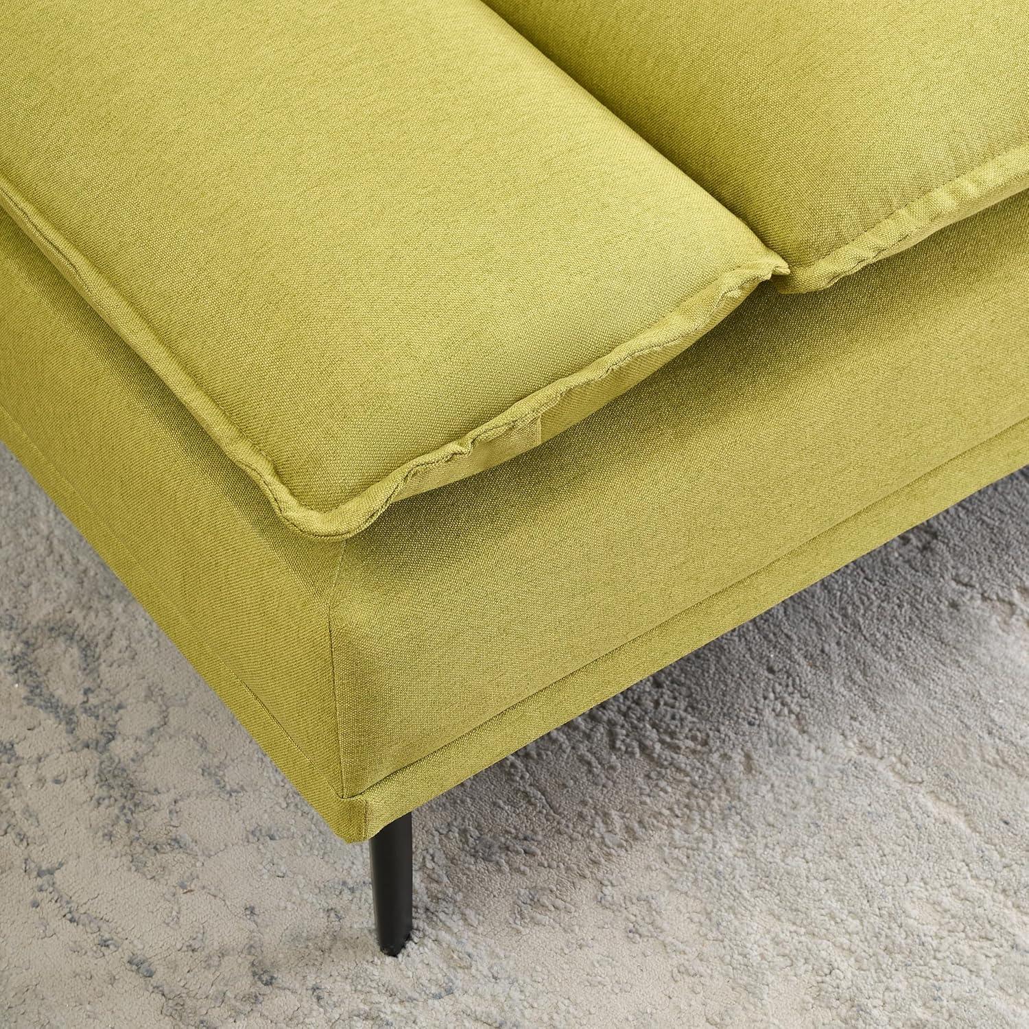 Our Take on the Elegant Fresh Green Cotton & Linen 2-Seater Sofa