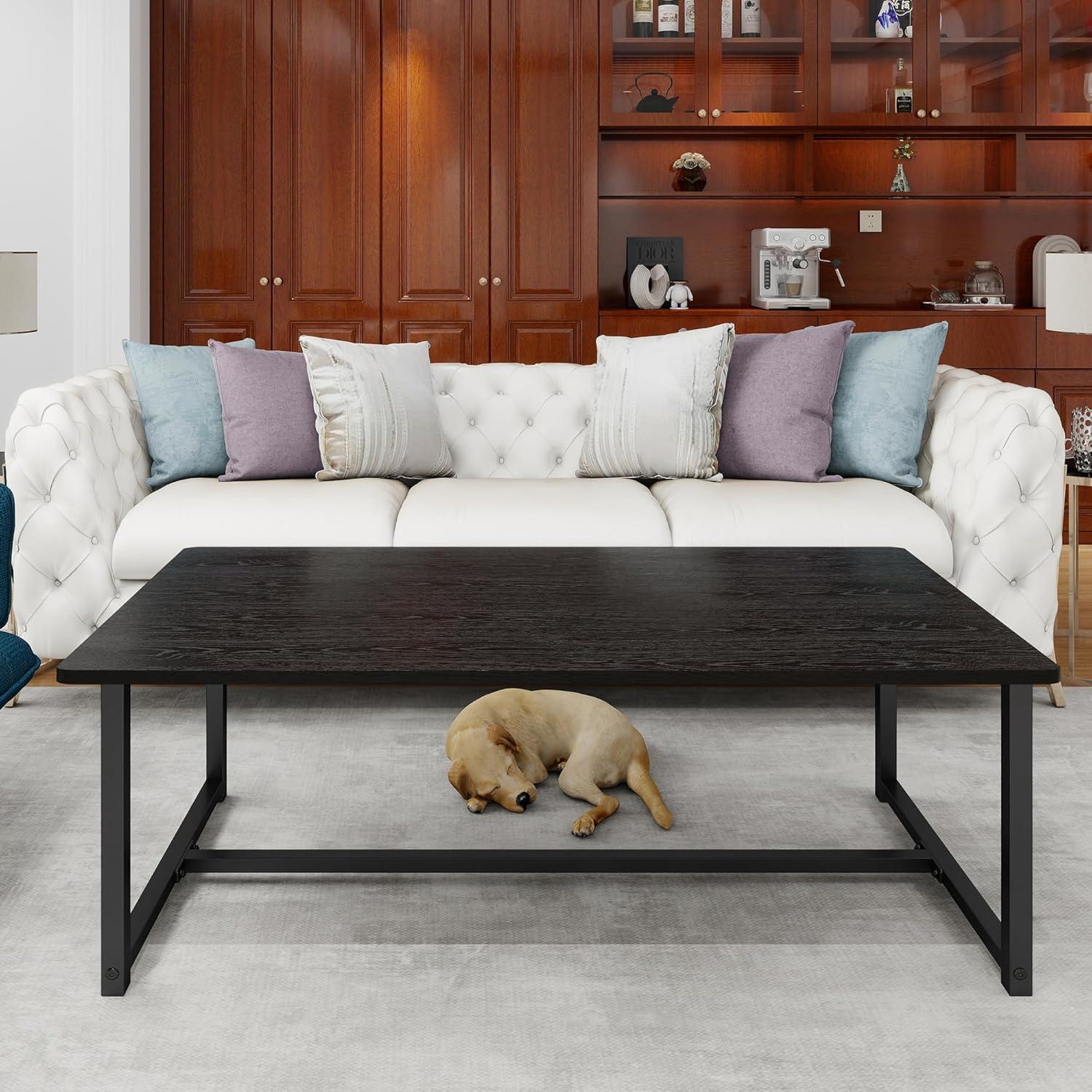 How we Transformed Our Space⁢ with JUISSANO's Black Coffee table