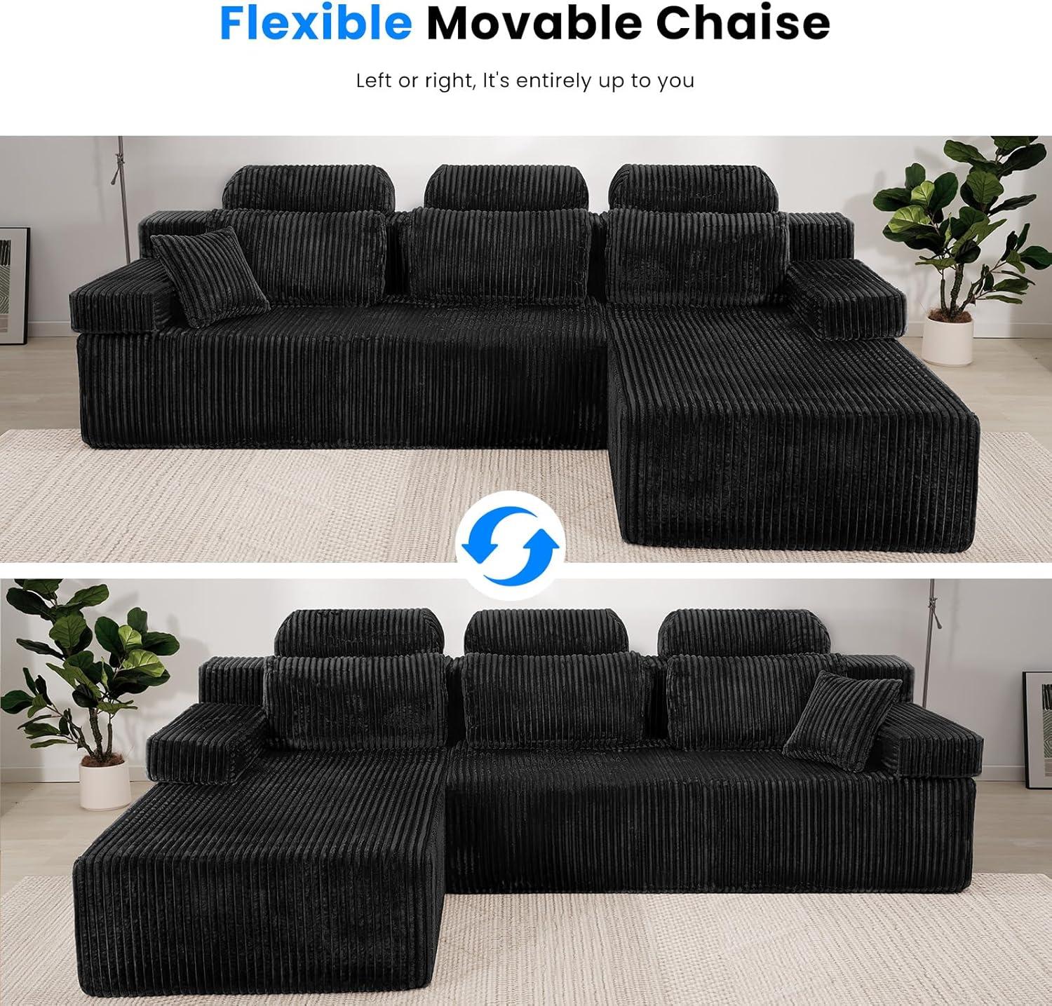 Our​ Take on ⁢the 106'' Cloud Corduroy Sectional ⁣Sofa Comfort