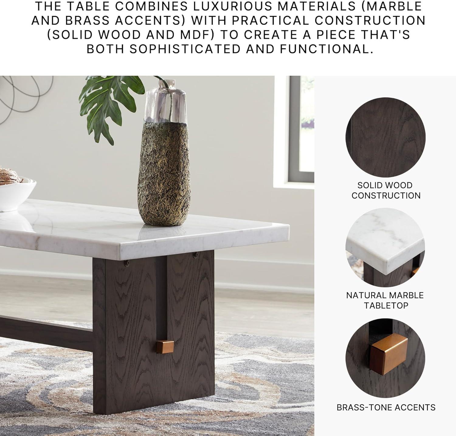 Why We love⁢ the ashley Burkhaus⁤ Marble Coffee Table's timeless Charm