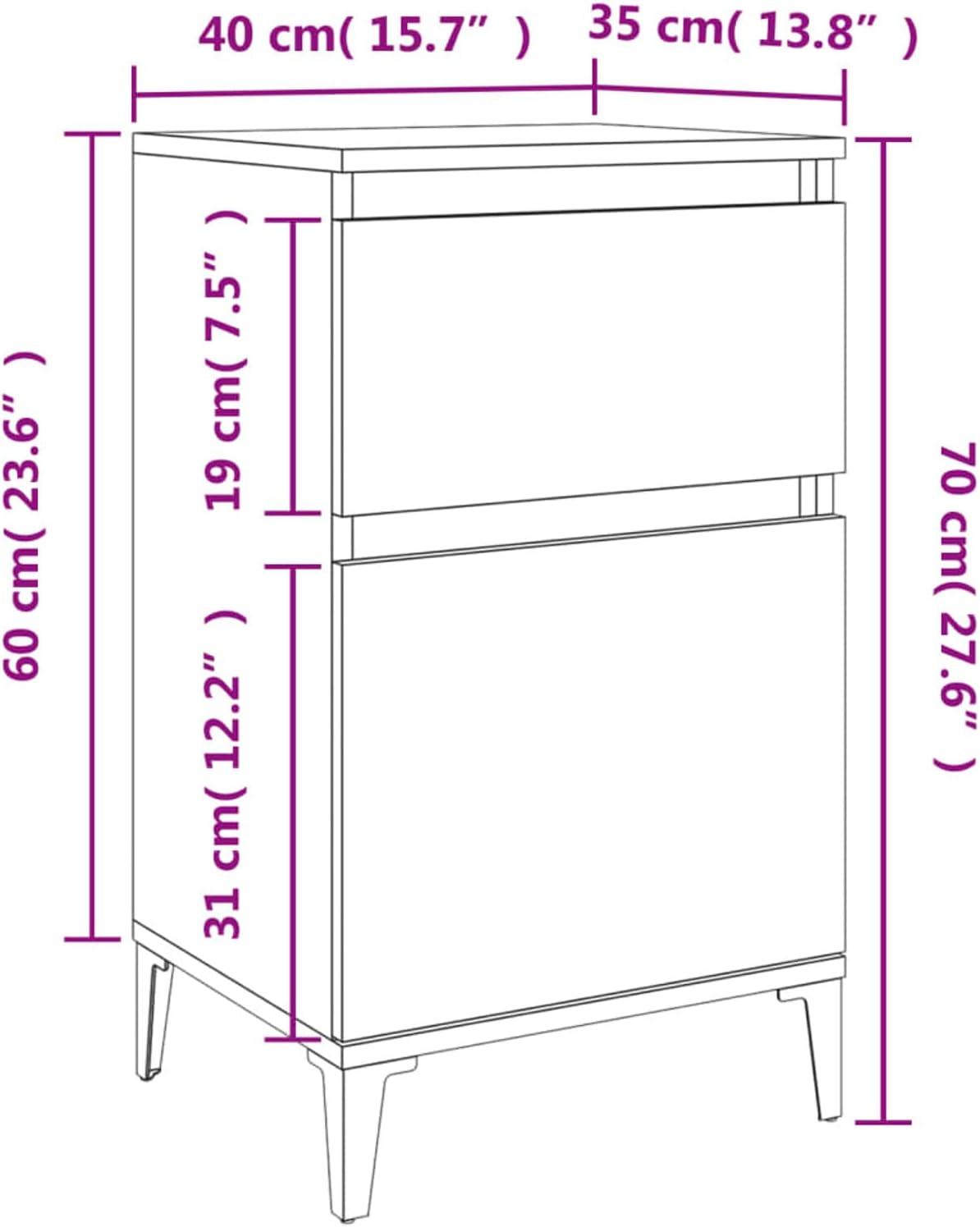 Our Take on the Elegant 2-Piece Bedside ⁣Table Set: Stylish & ⁤Functional