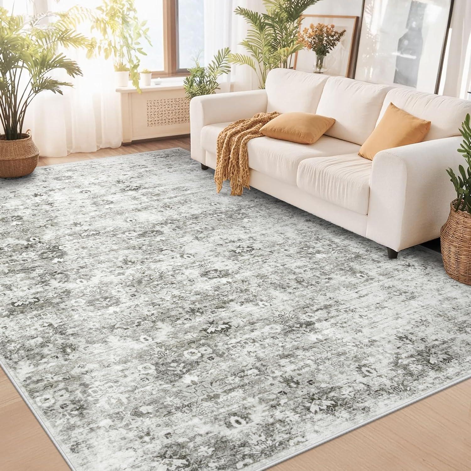 Why We Love This Soft, Washable 6'x9' Vintage Boho Rug