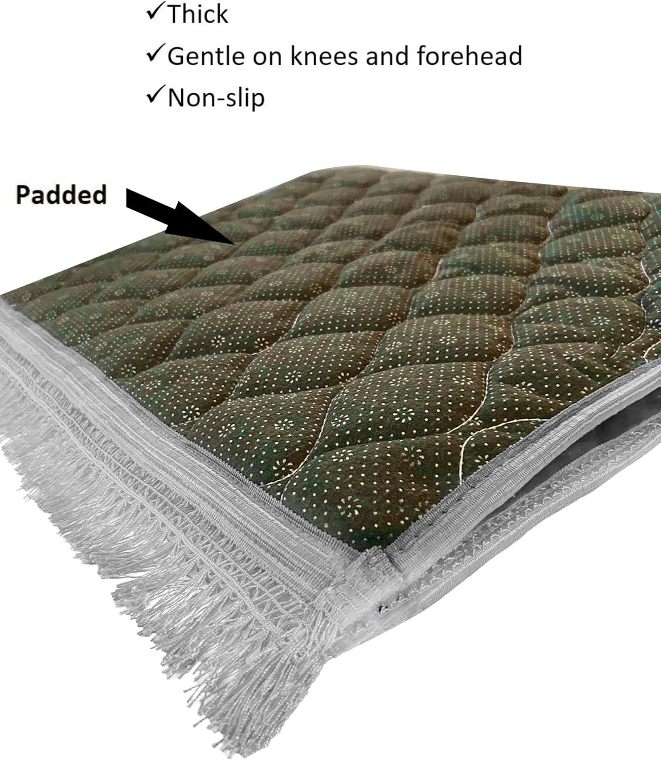 Our Honest Take: Thick, Soft Islamic‌ Prayer Rug ​& Beads Set