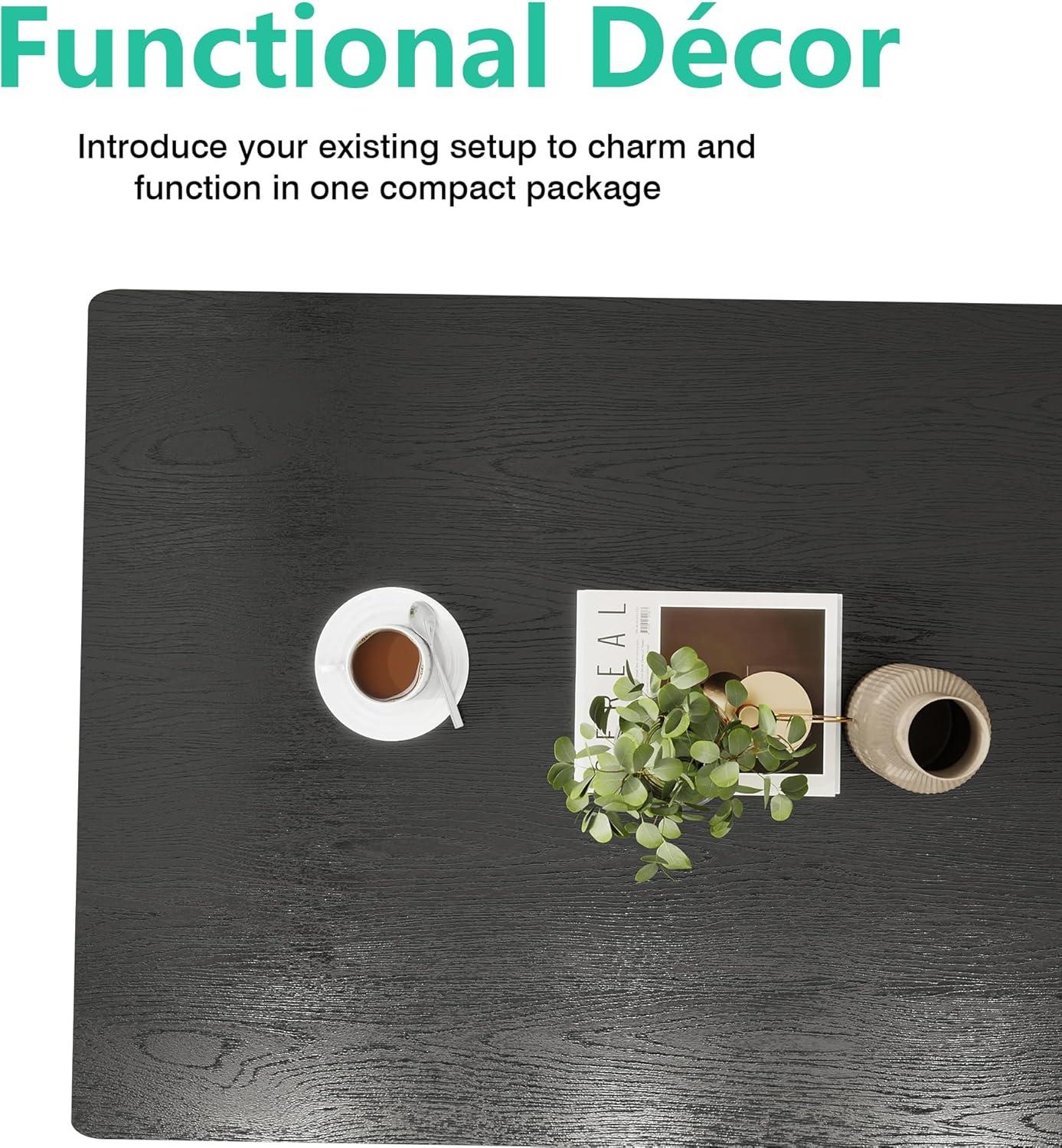 How We transformed Our⁣ Space with JUISSANO's black Coffee Table