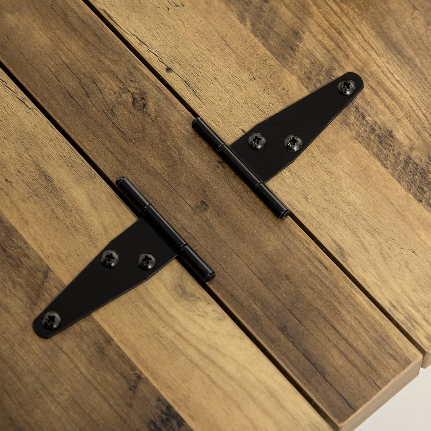 How We Loved the HOMCOM Farmhouse Table's ‍Stylish Storage