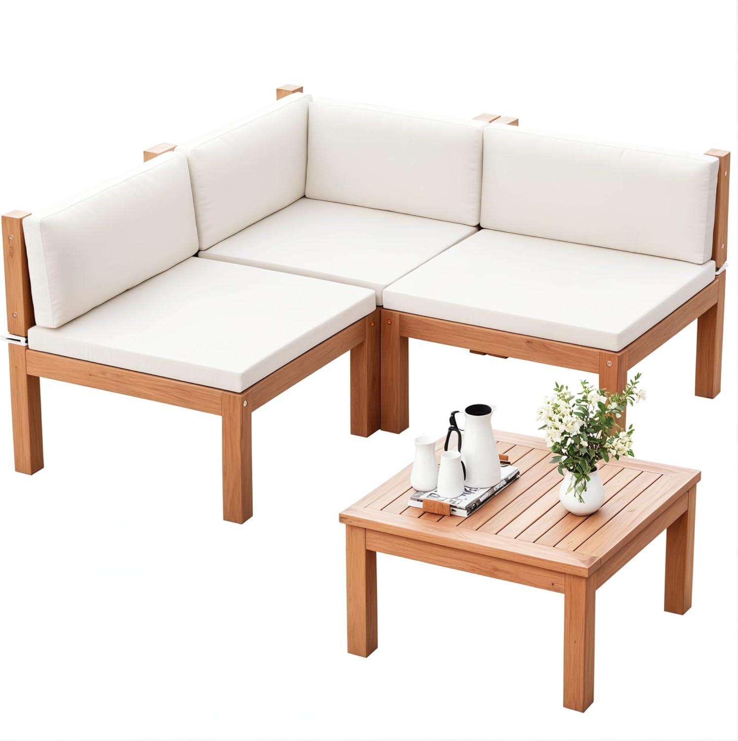How We Transformed Our Patio with Devoko's ​Outdoor Sectional Sofa