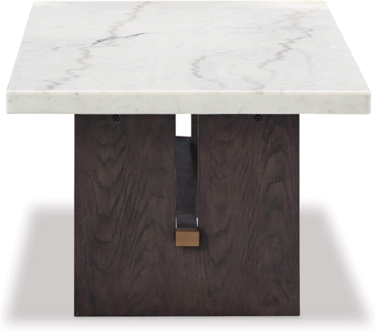 Why We Love the Ashley Burkhaus Marble Coffee‌ Table's Timeless Charm