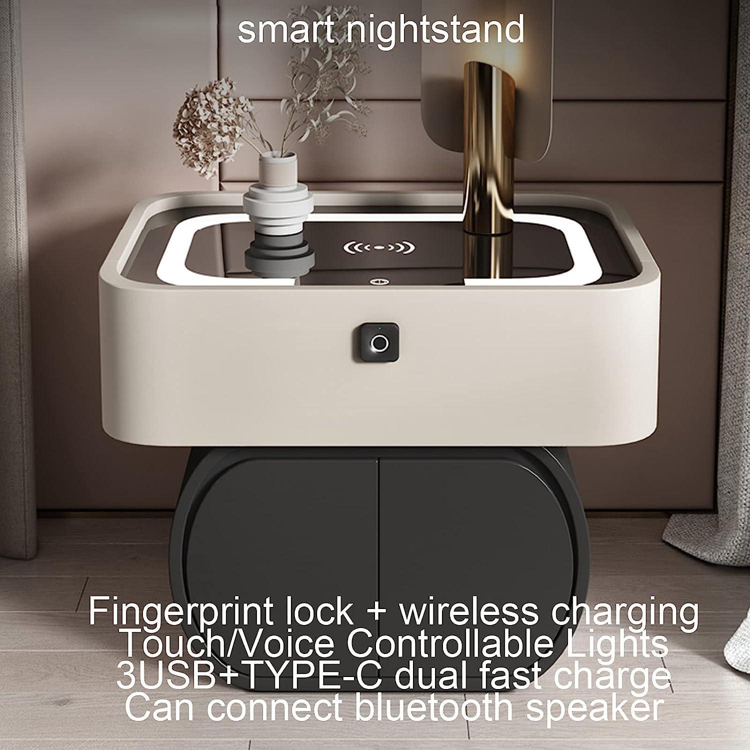 Our Honest Take on the smart LED Nightstand with Charging & Security