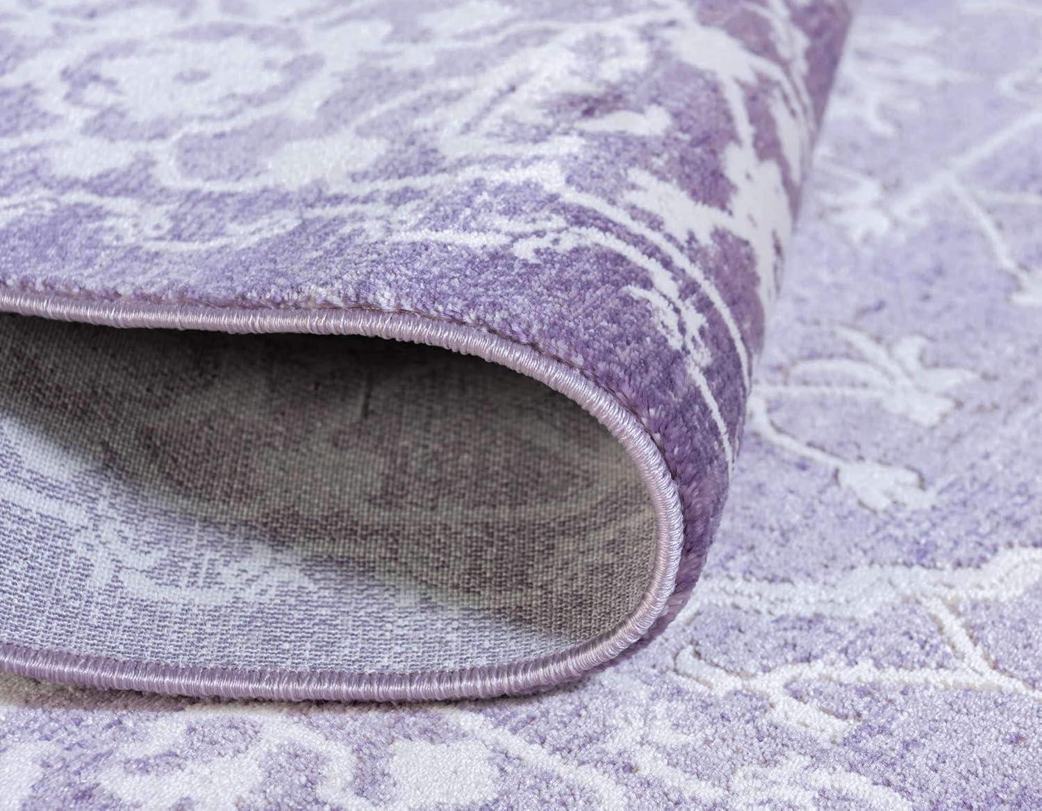 How We Loved the‍ Unique Loom Vintage Rug's Classic Purple charm