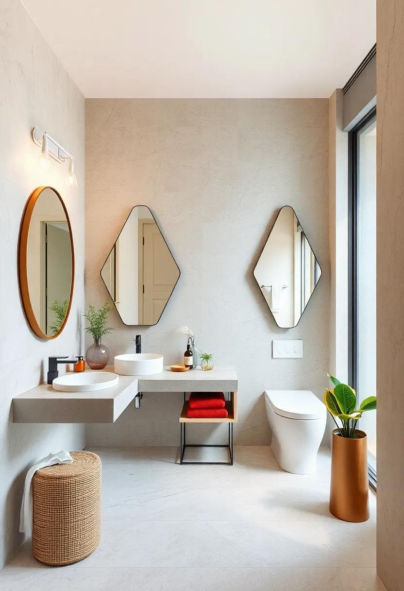 Unique Asymmetrical Mirror Shapes for a Contemporary Edge