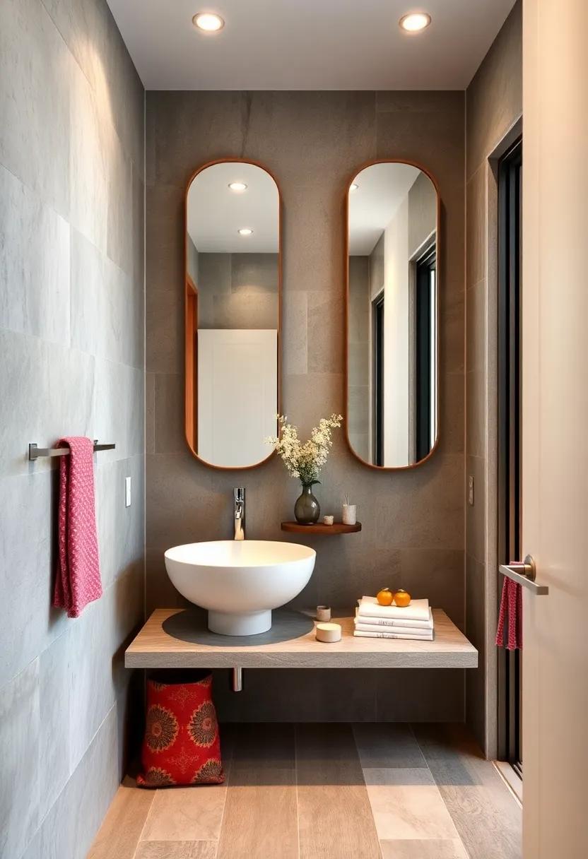 Layered Mirrors to Create Depth and Visual Interest
