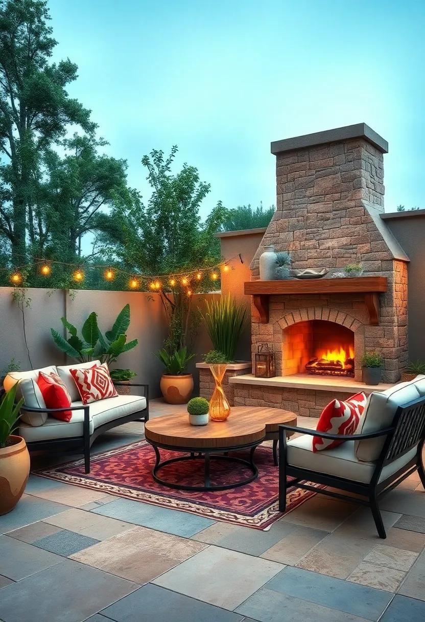 Artisanal ‌Appeal: ‌Handcrafted tiles ‌and‍ a custom stone fireplace ​showcase unique craftsmanship and personal⁢ style