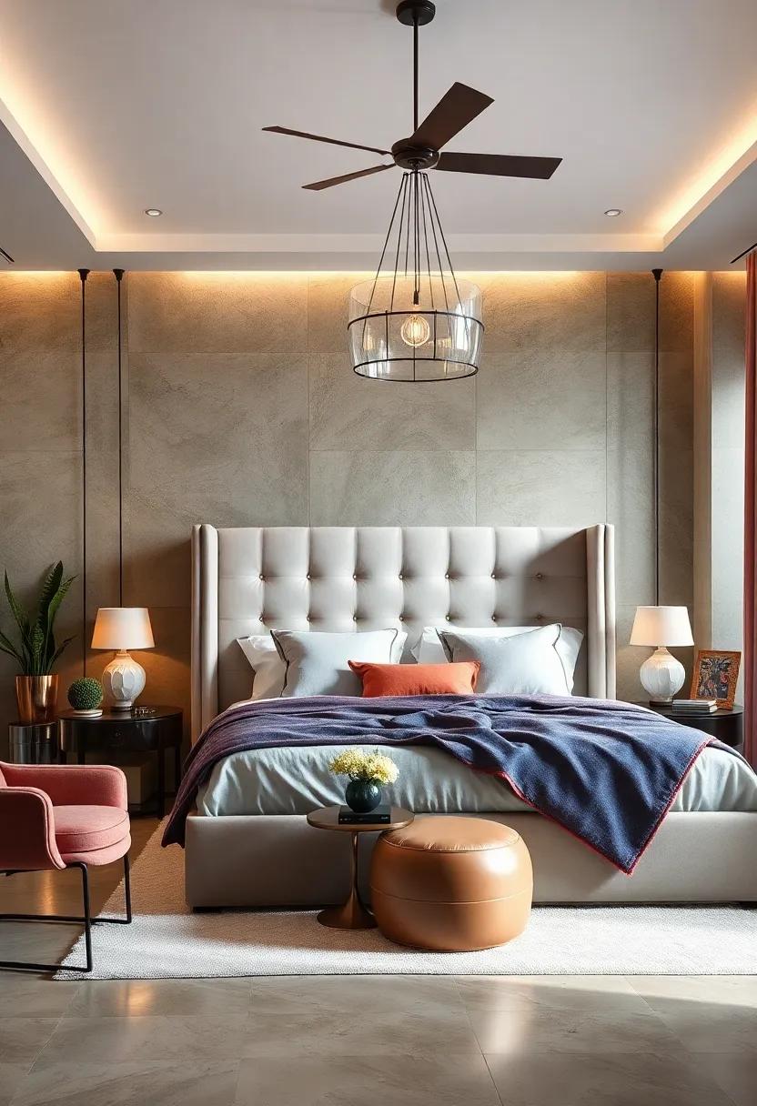 Upholstered Wingback Headboard: Combine comfort and elegance with wingback sides that‌ create a cozy nook