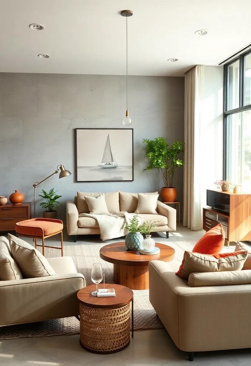 Start with a⁣ neutral ​base⁤ to ⁣create a versatile ​backdrop⁣ that allows both vintage and modern pieces to shine