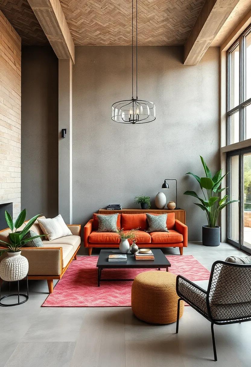 Mix textures by pairing‌ sleek modern materials like‌ glass ⁤or metal‍ with the warmth⁢ of vintage wood or fabric