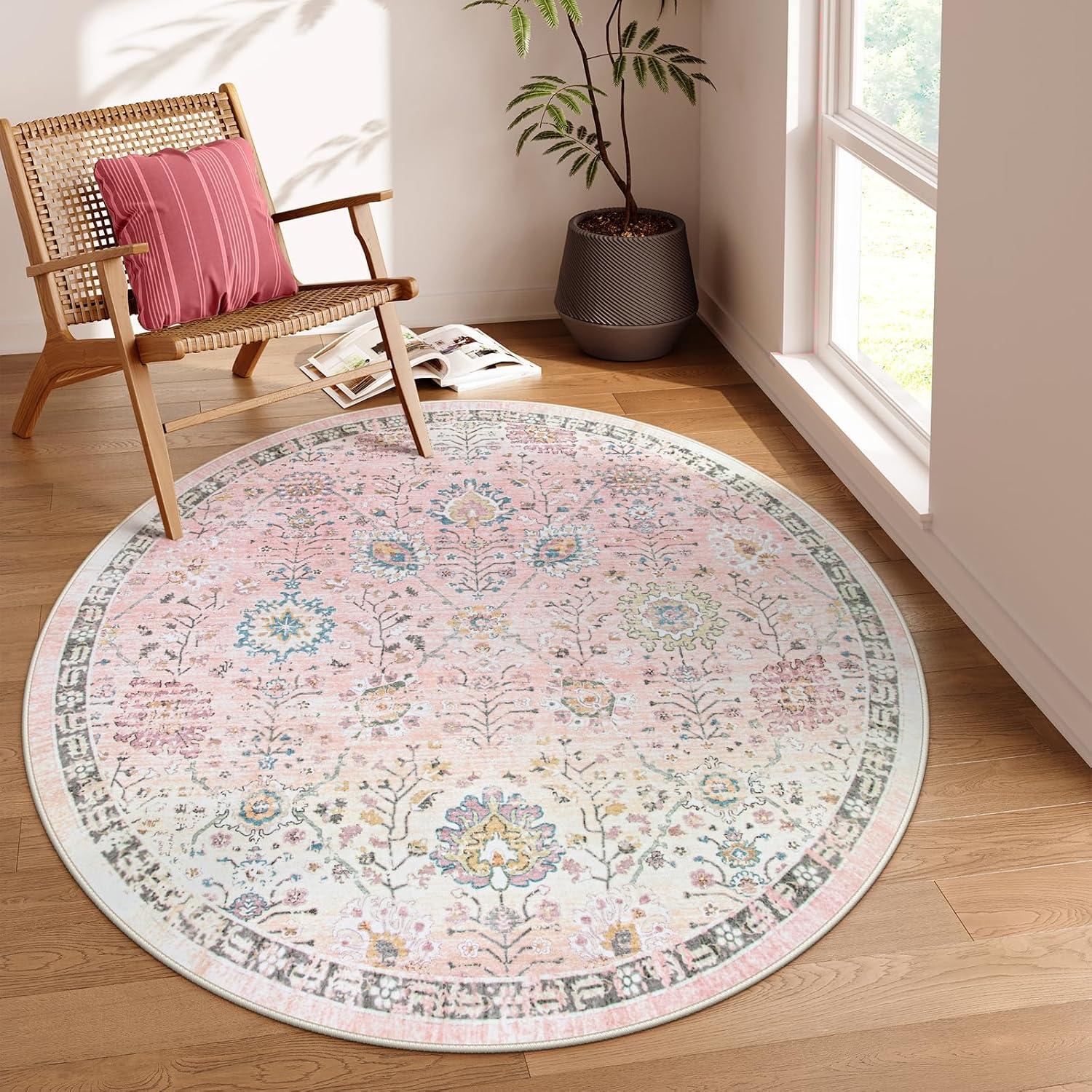 Soft, Stylish, and Washable: Our Take on Lahome’s Pink Boho Rug