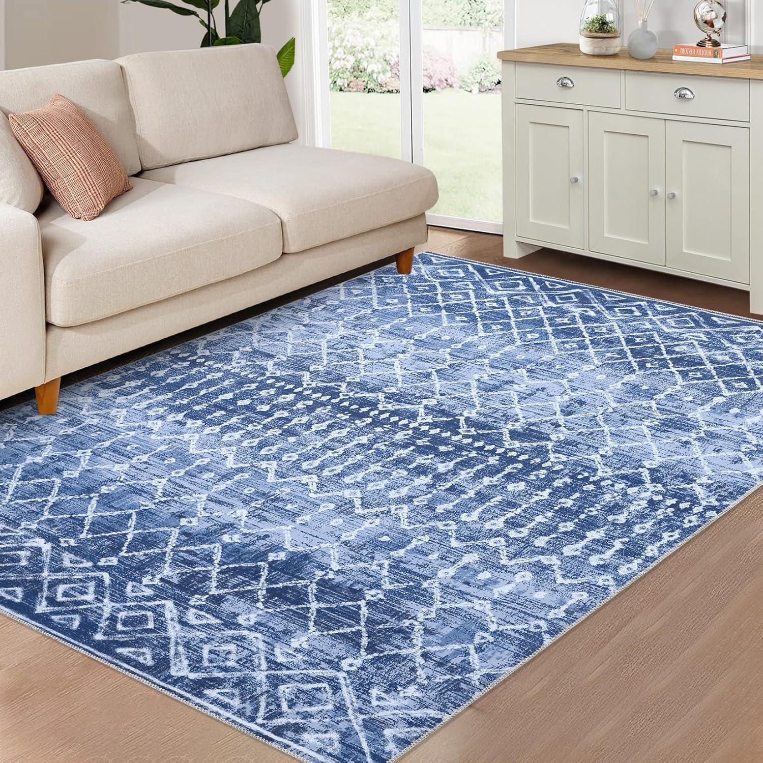 Our Honest Take: Washable 8×10 Modern Boho Moroccan Rug Review
