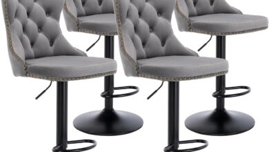 How We Found Comfort and Style in These Adjustable Velvet Bar Stools