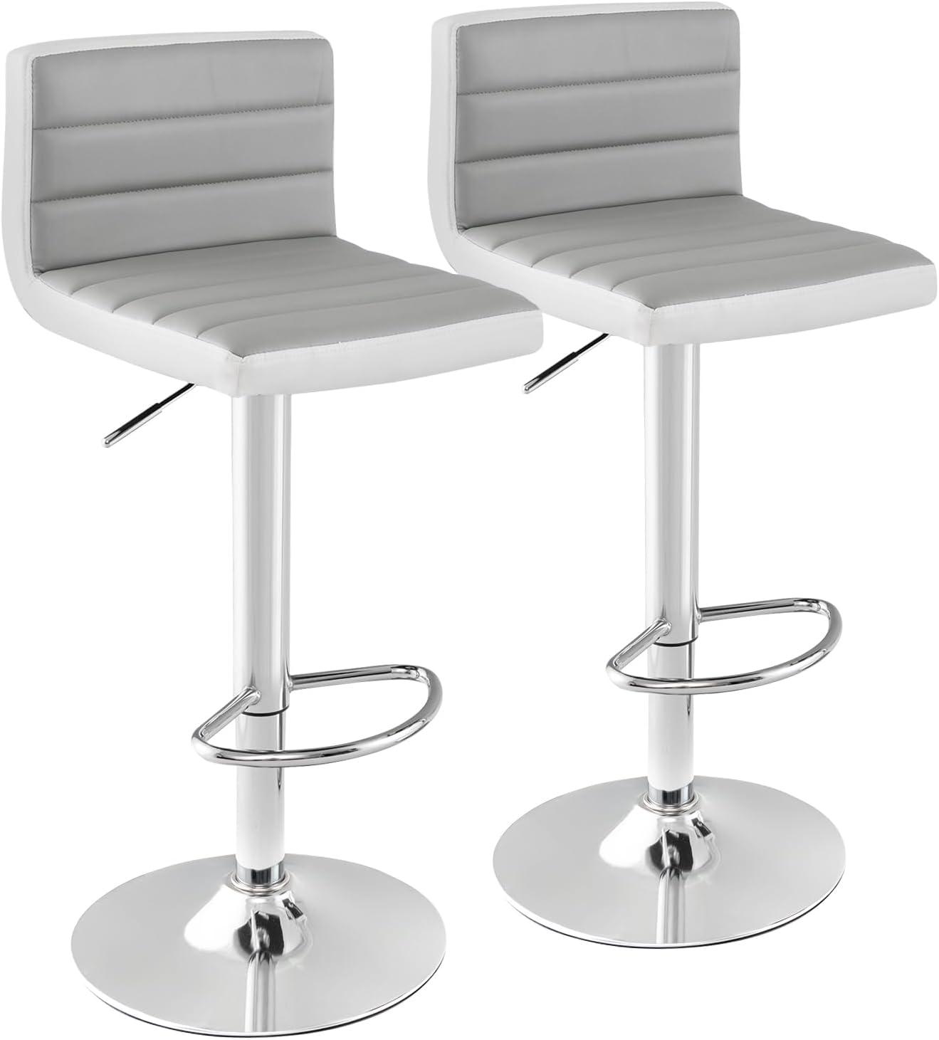 Why We Love the Giantex Adjustable Swivel Bar Stools Set