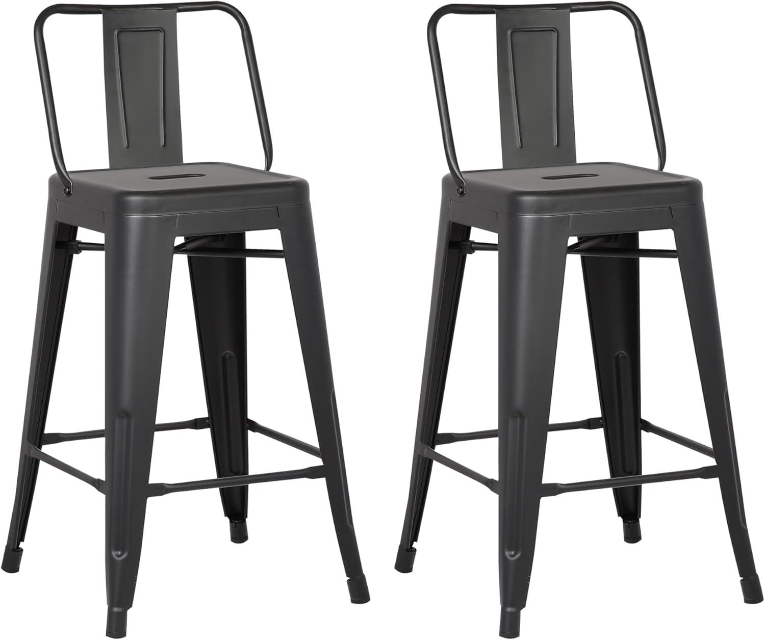 Our Honest Take on AC Pacific 24″ Rustic Metal Barstools Set