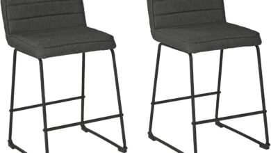 Our Honest Take on the Benjara Gray Barstools Set of 2